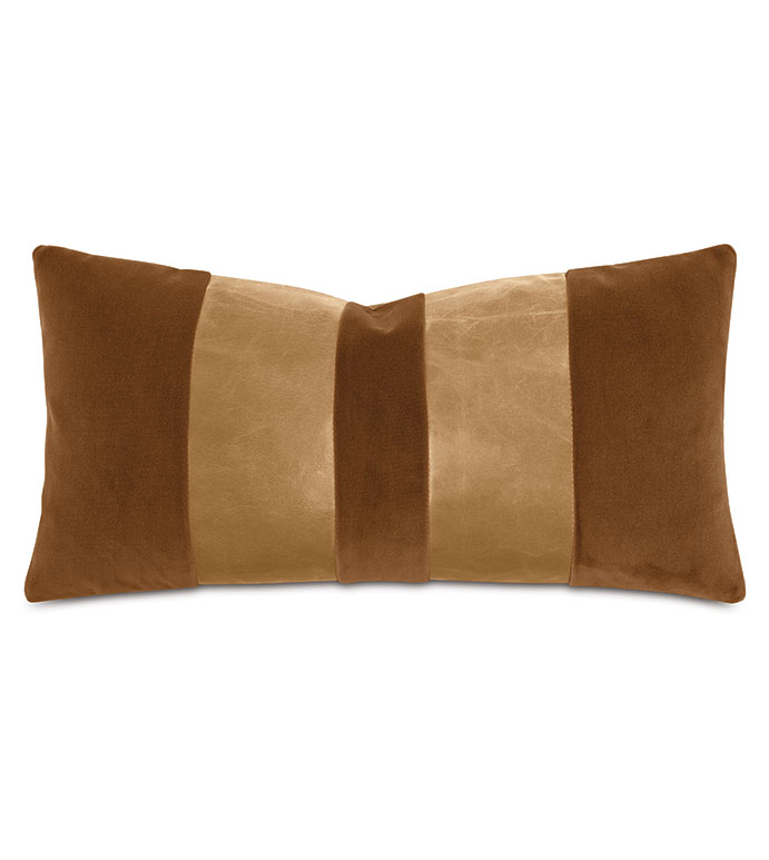 ORIEL STRIPE DECORATIVE PILLOW IN GOLD