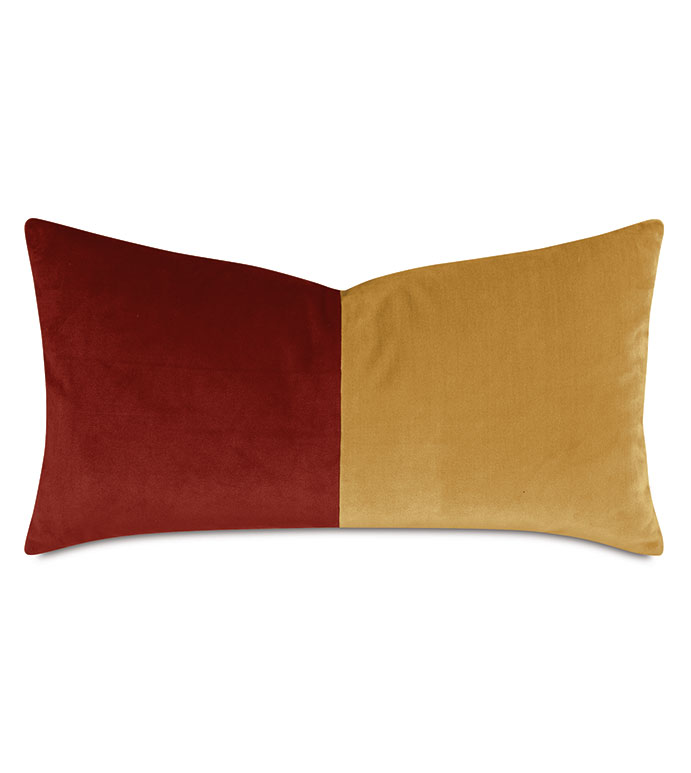 UMA COLORBLOCK DECORATIVE PILLOW IN STARBURST
