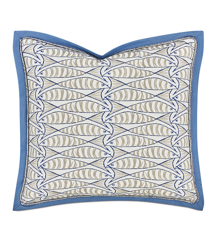 BOQUERONES SARDINES DECORATIVE PILLOW IN STORM