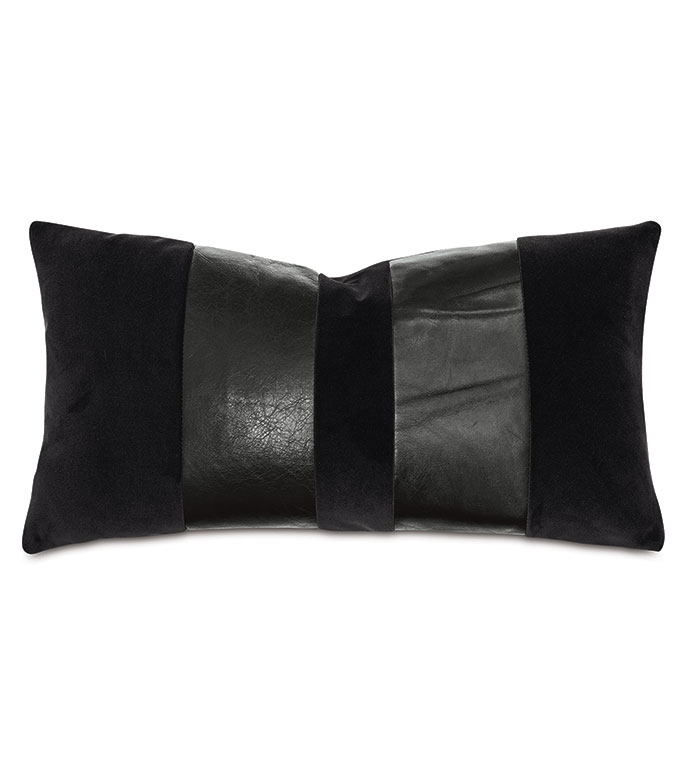 ORIEL STRIPE DECORATIVE PILLOW IN CHARCOAL