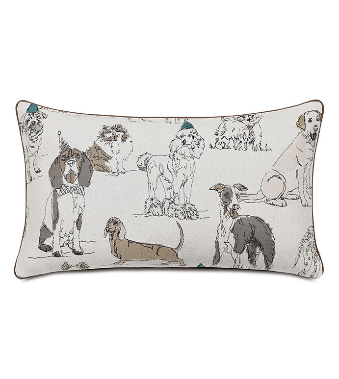 BuddyS Bash Textured Decorative Pillow