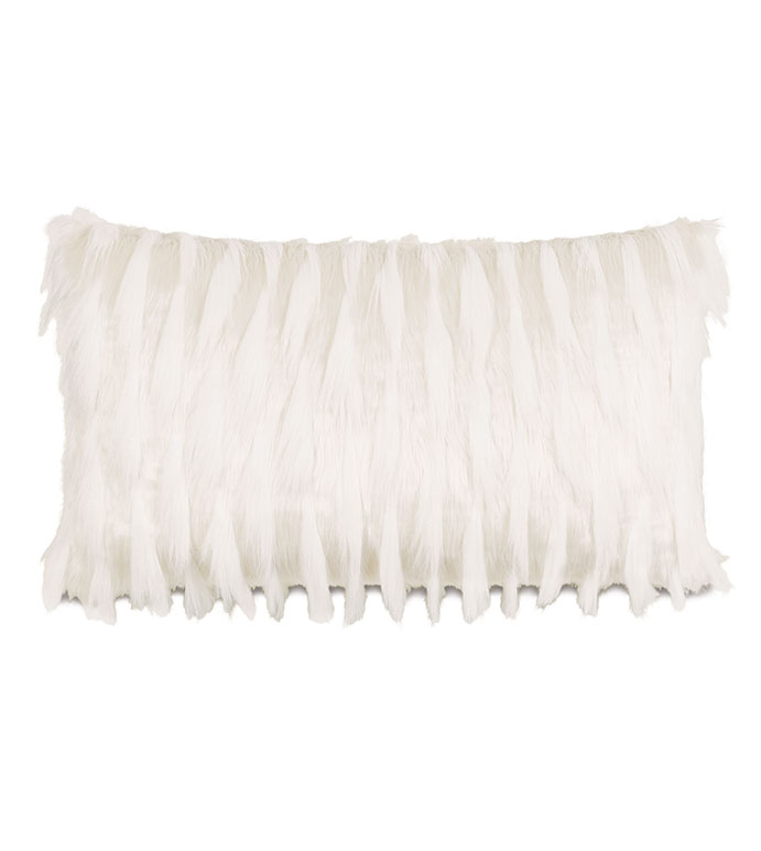 Tinsel Faux Fur Decorative Pillow