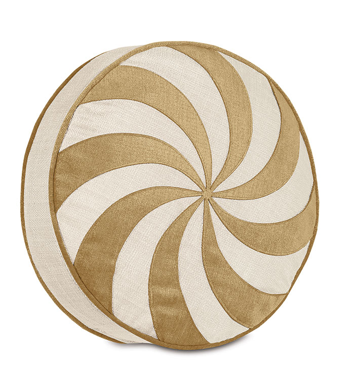 Tinsel Swirl Decorative Pillow