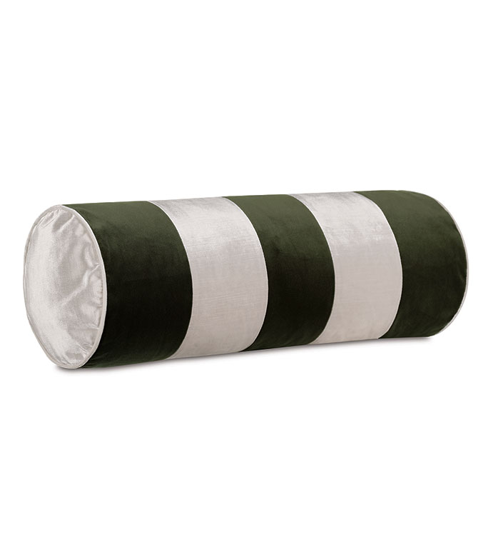 Tenenbaum Striped Bolster in Olive