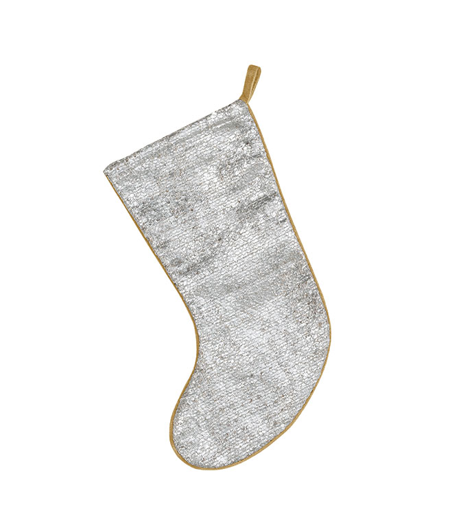 Tinsel Sequined Stocking