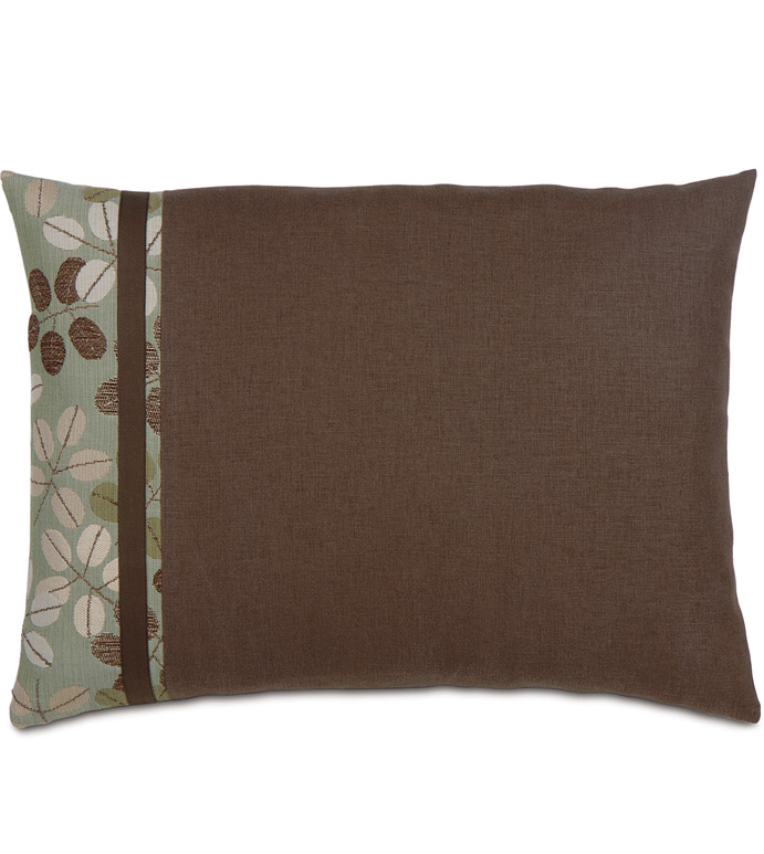 Leon Chestnut Standard Sham Left