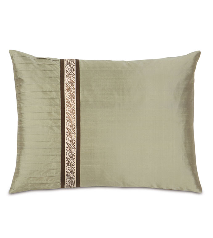 Serico Sage Standard Sham Left