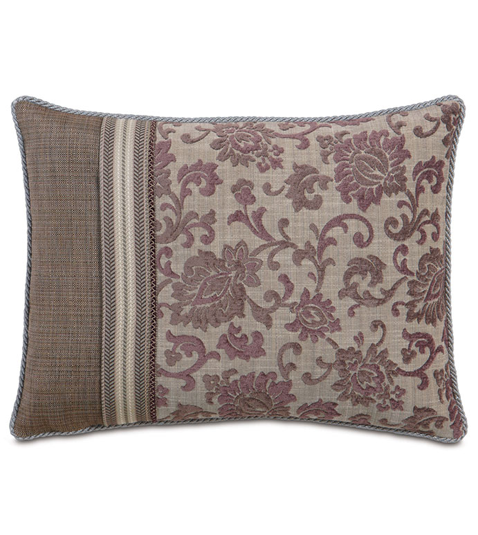 Mica Gunmetal Standard Sham Left