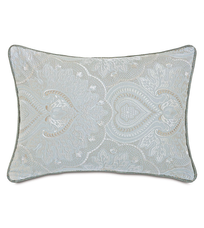 Danae Embroidered Standard Sham (Left)