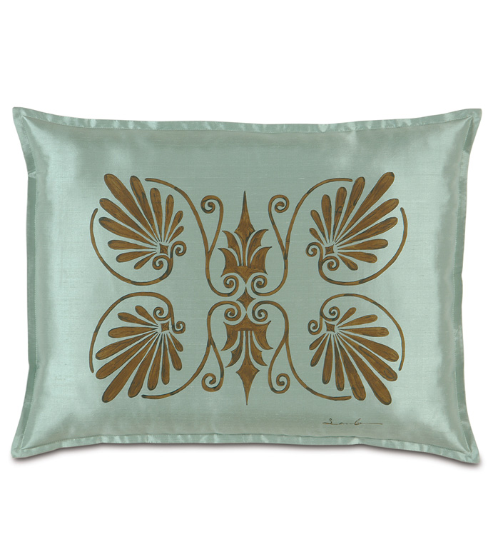 Anthemion Ocean/Brown Standard Sham