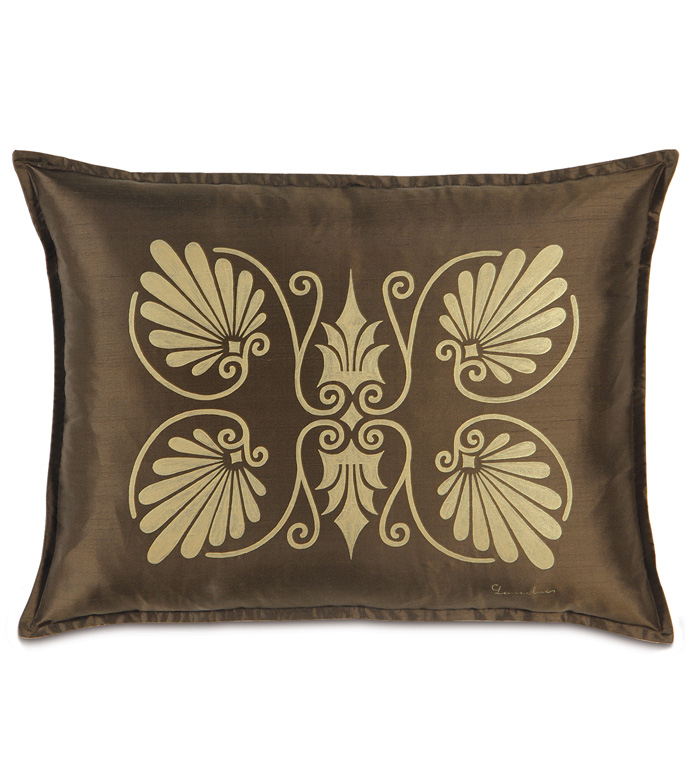 Anthemion Brown/Gold Standard Sham