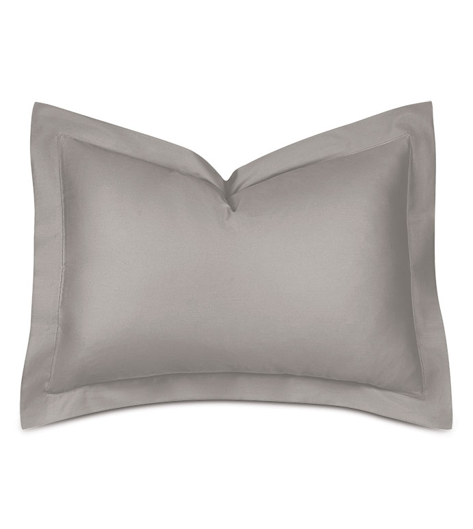 Deluca Sateen Standard Sham in Dove