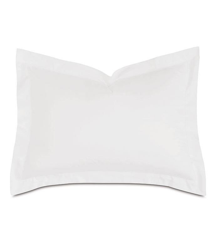 Deluca Sateen Standard Sham in White