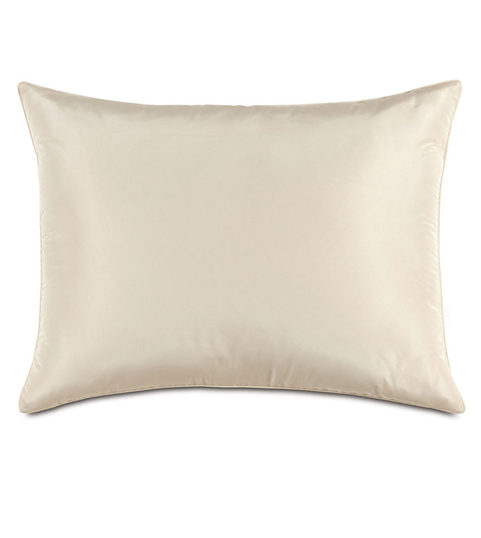 Freda Taffeta Standard Sham in Ivory