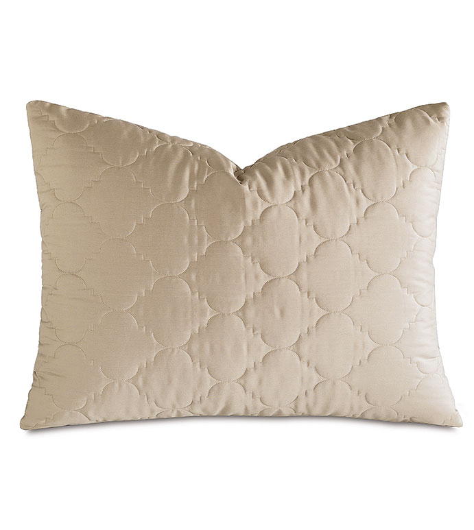 Viola Quilted Standard Sham in Sable