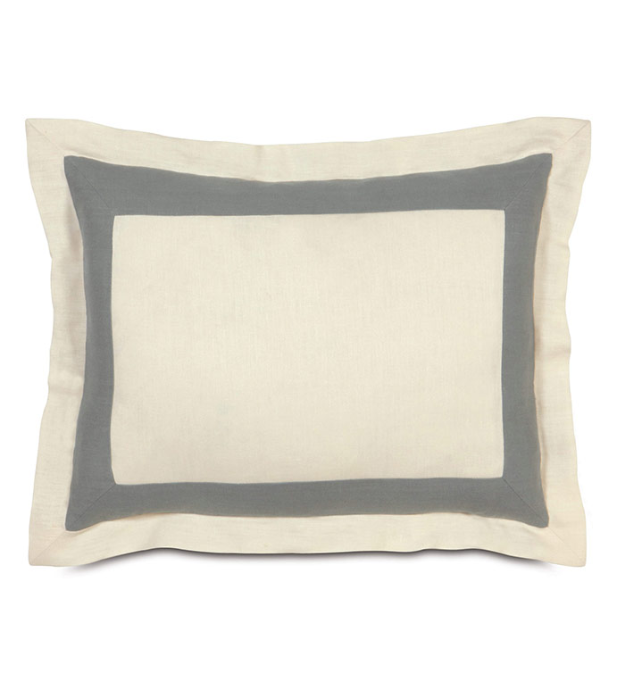 Breeze Pearl/Slate Standard Sham