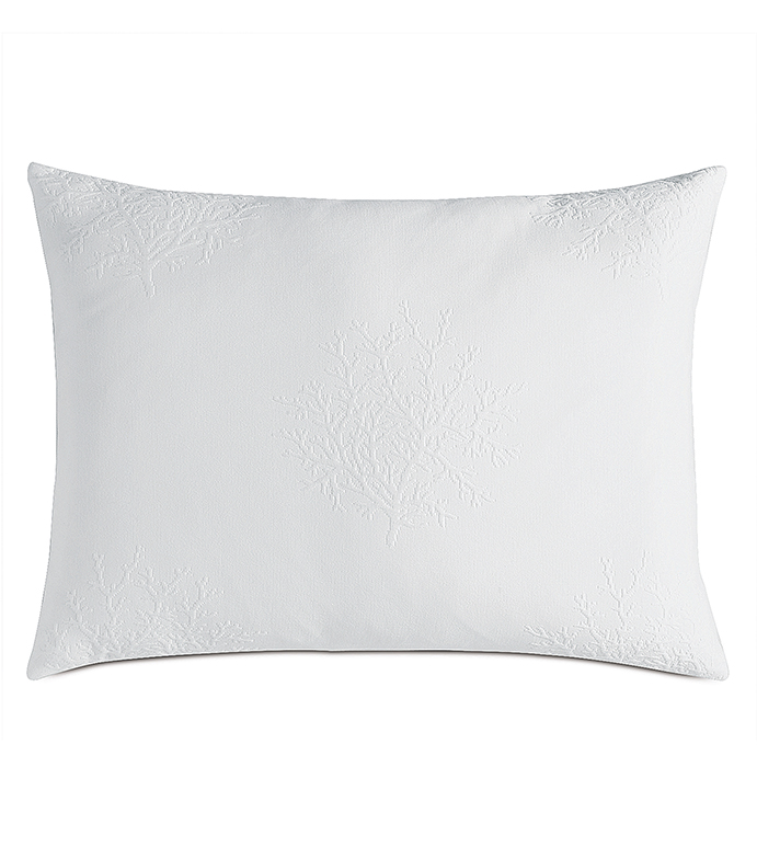 Delray White Standard Sham