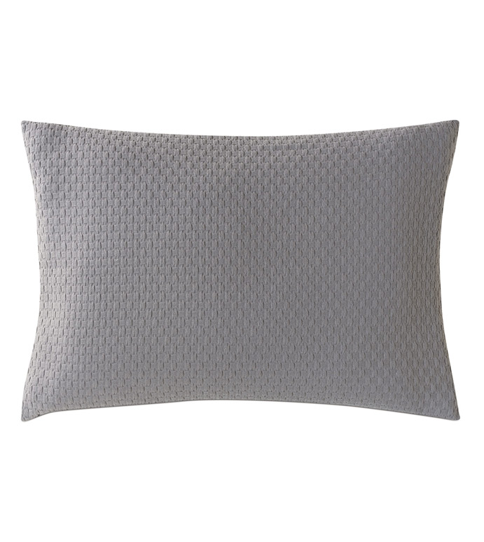 Tegan Matelasse Standard Sham In Dove