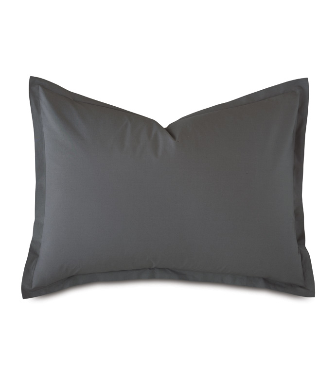 Vail Percale Standard Sham In Slate