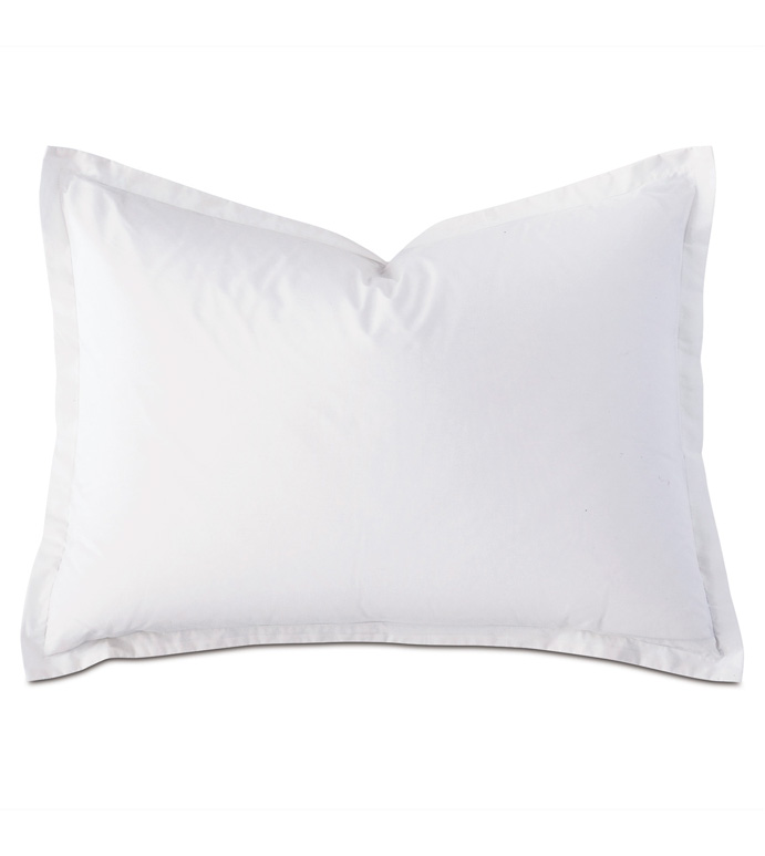 Vail Percale Standard Sham In White