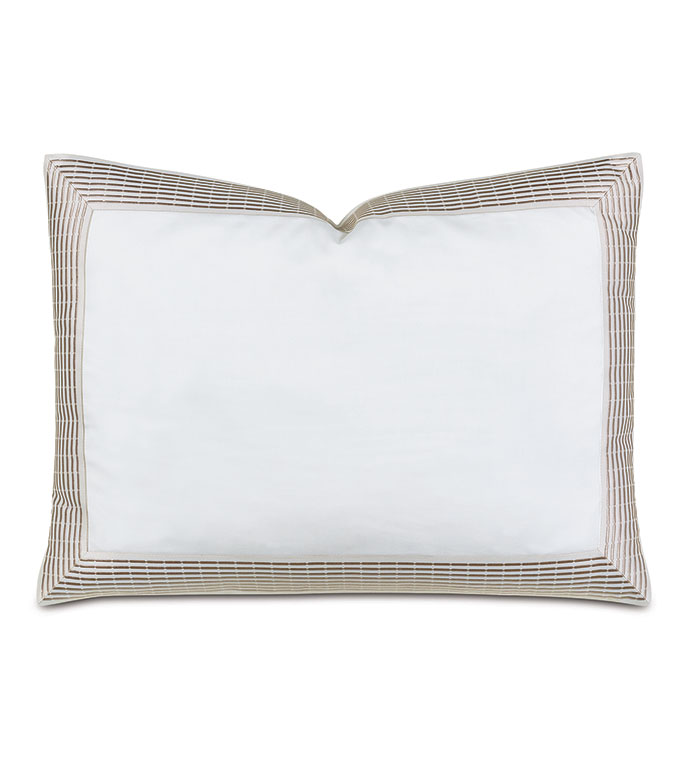 Kolette Embroidered Border Standard Sham