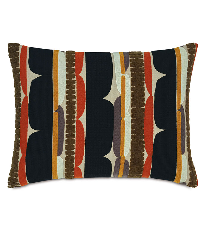 SOL EMBROIDERED STANDARD SHAM