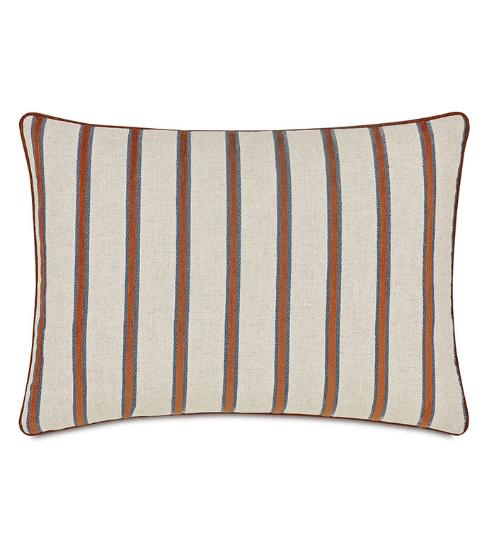ALISTAIR VELVET STRIPE STANDARD SHAM