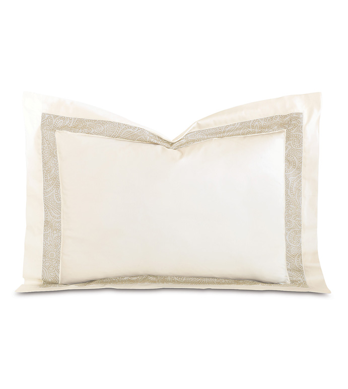 Cornice Ivory/Pearl Standard Sham