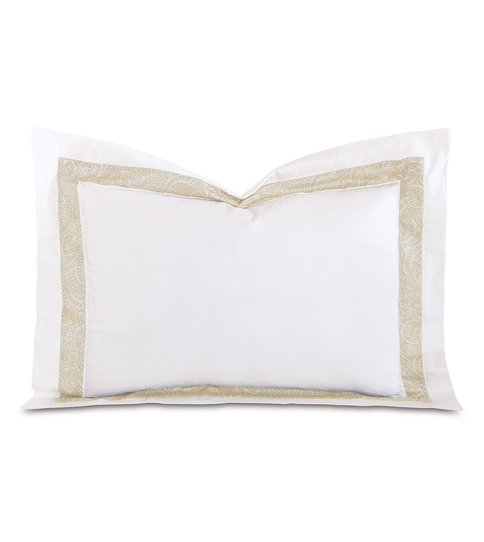 Cornice White/Pearl Standard Sham