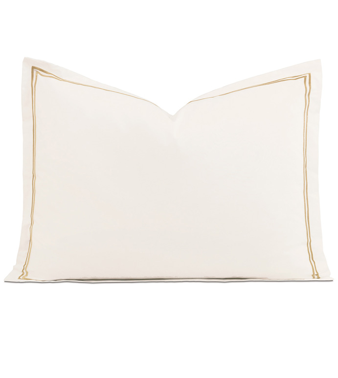 Enzo Ivory/Antique Standard Sham