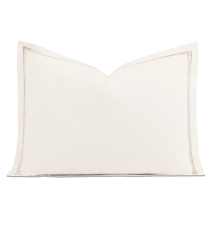 Enzo Ivory/Bisque Standard Sham