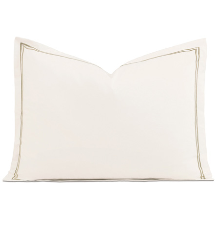Enzo Ivory/Sable Standard Sham