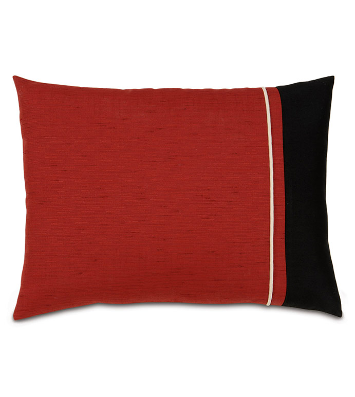 Kanzan Crimson Standard Sham Right