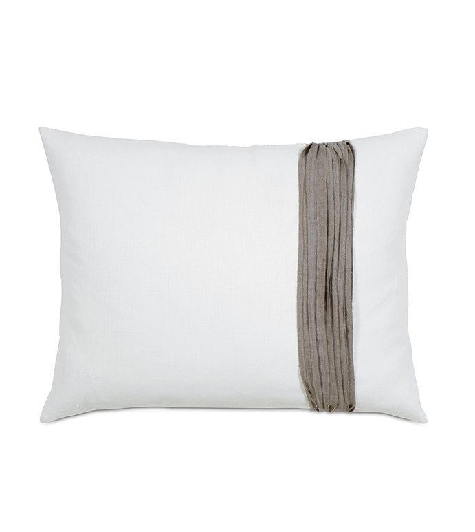 Breeze White Standard Sham Right