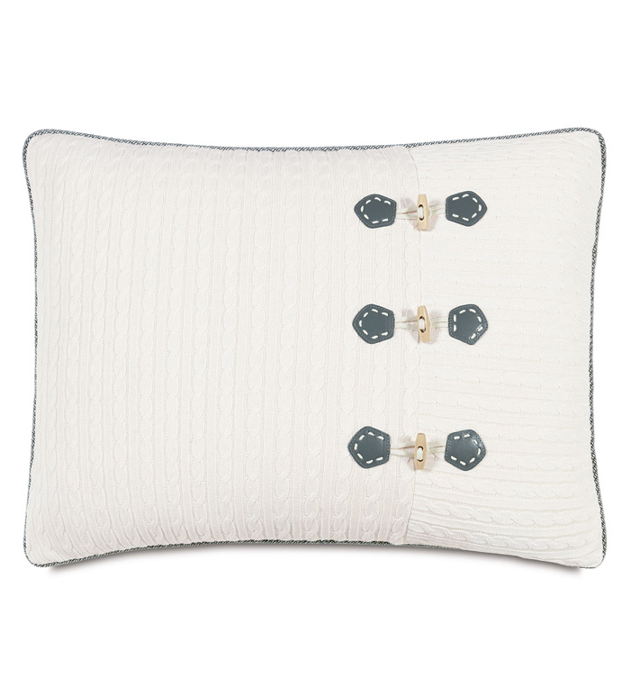 Jude Ivory Standard Sham (Right)
