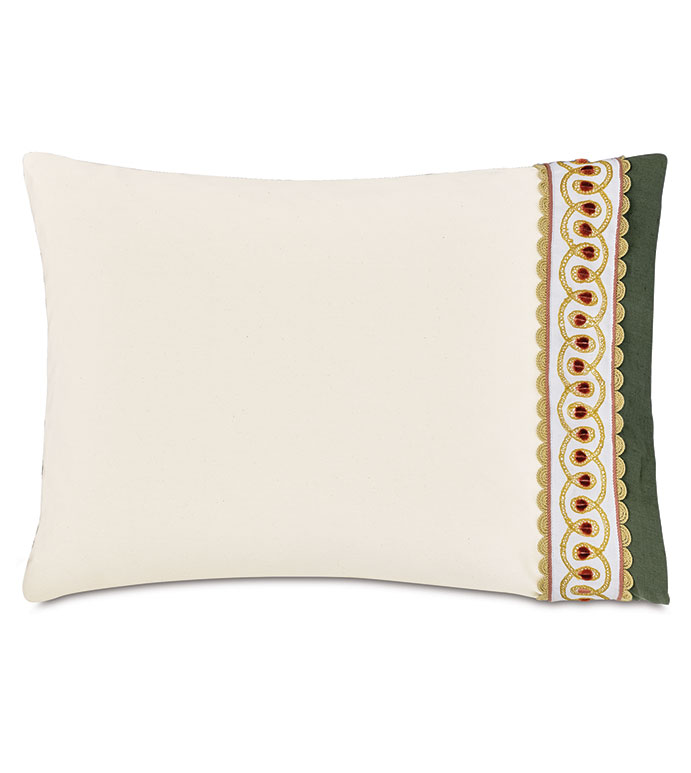 MANDERLEY BORDER CUFF STANDARD SHAM RIGHT