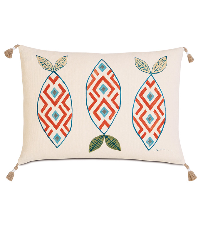 Hand-Painted Three Fish