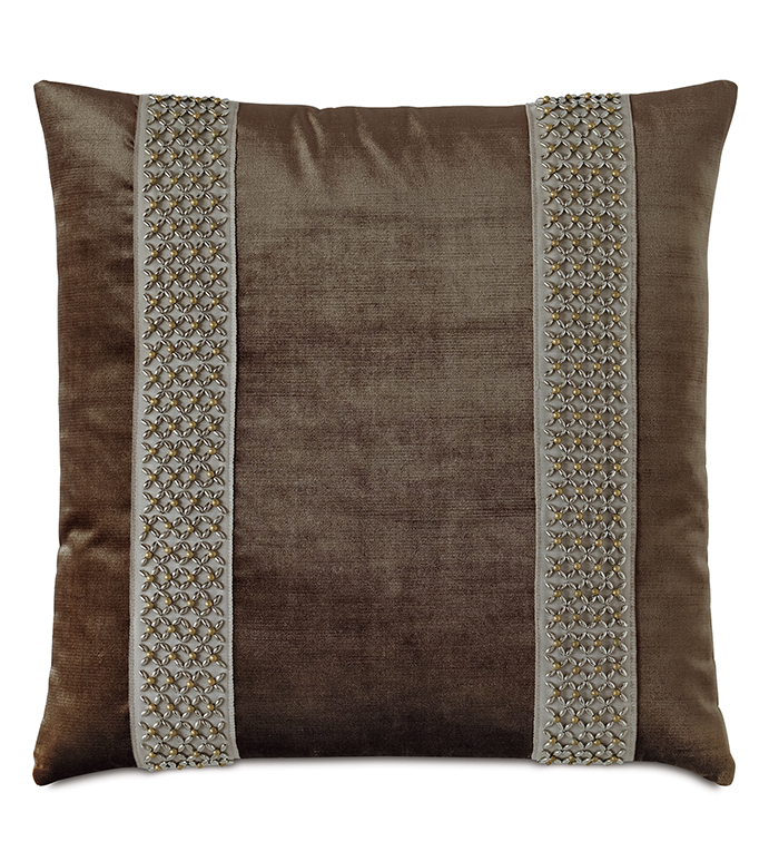 Silvio Beaded Decorative Pillow