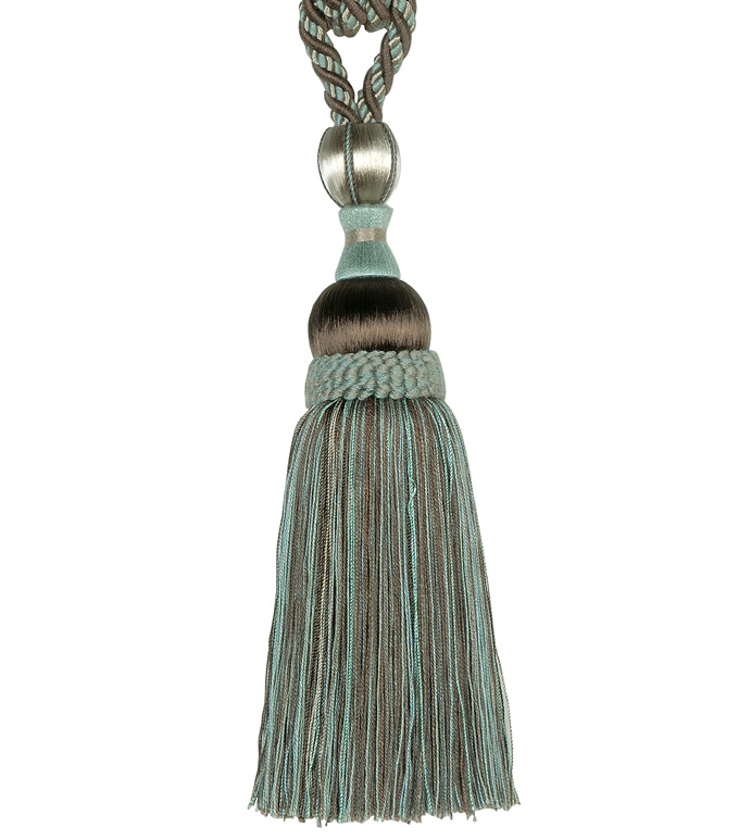 Cortina Pewter Tassel Tieback
