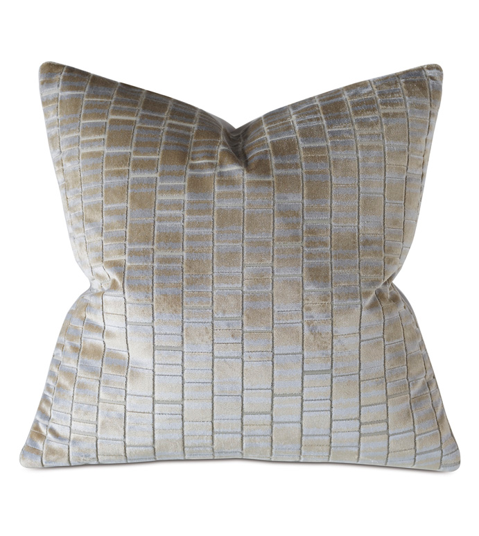 Artemis Cut-Velvet Decorative Pillow