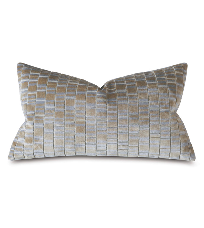 Artemis Cut-Velvet Decorative Pillow