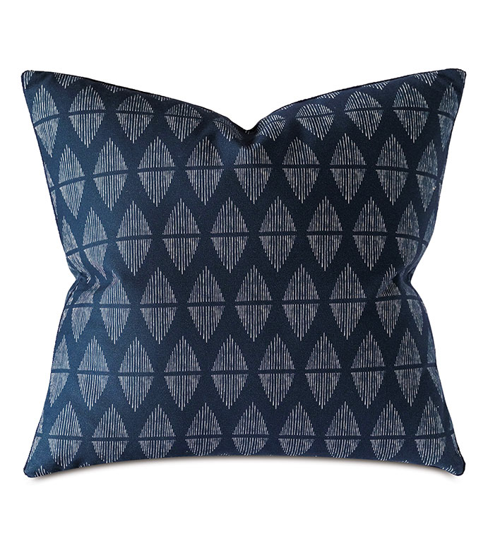 Bridgehampton Geometric Print Decorative Pillow