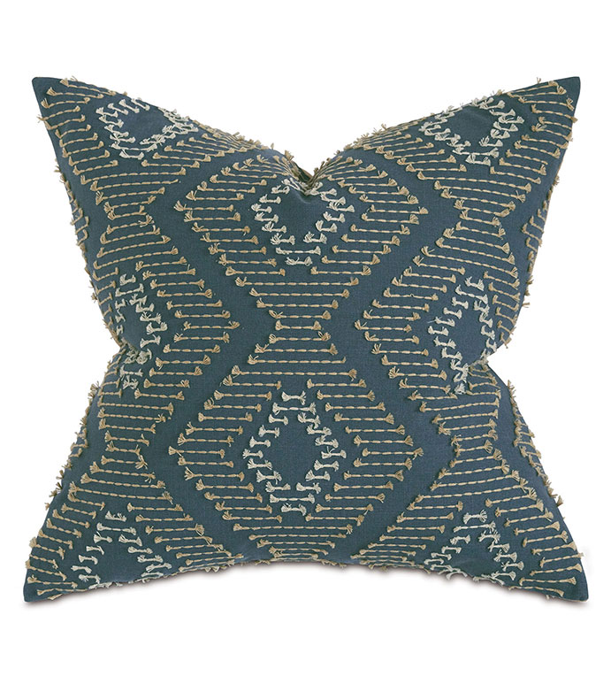 Trillium Diamond Fil Coupe Decorative Pillow