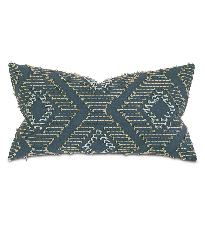 Trillium Diamond Fil Coupe Decorative Pillow