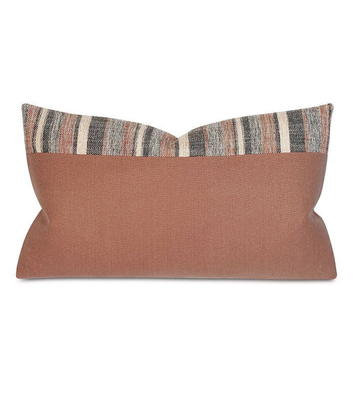 Ridge Colorblock Decorative Pillow