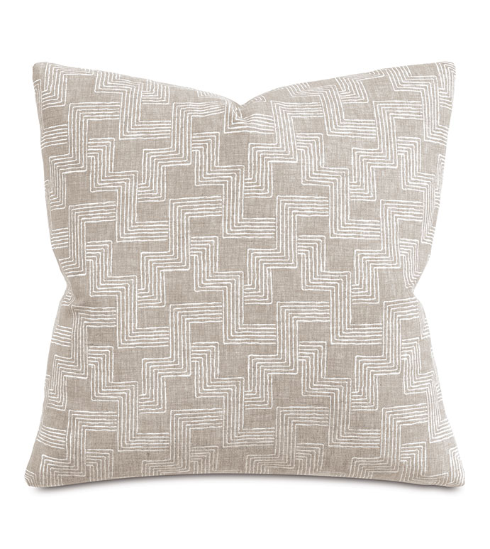 BENSON MAZE DECORATIVE PILLOW