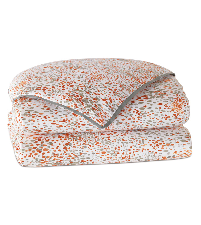 Dresden Melon Duvet Cover