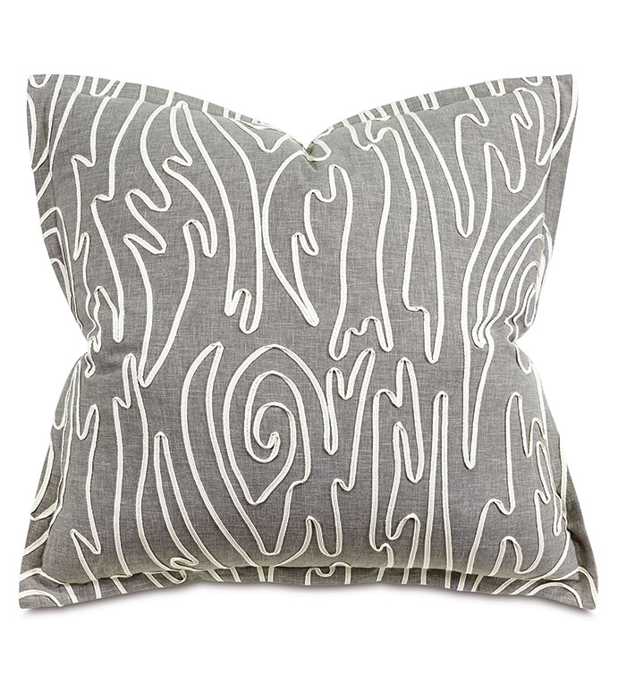 Clearview Faux Bois Decorative Pillow