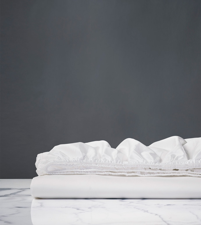 Chiaro Classic White Fitted Sheet