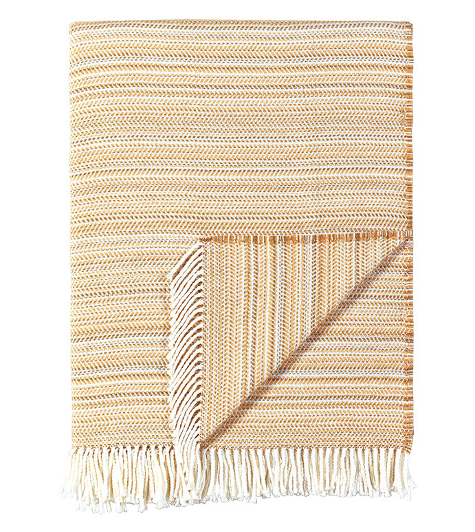 Strié Wheat Throw